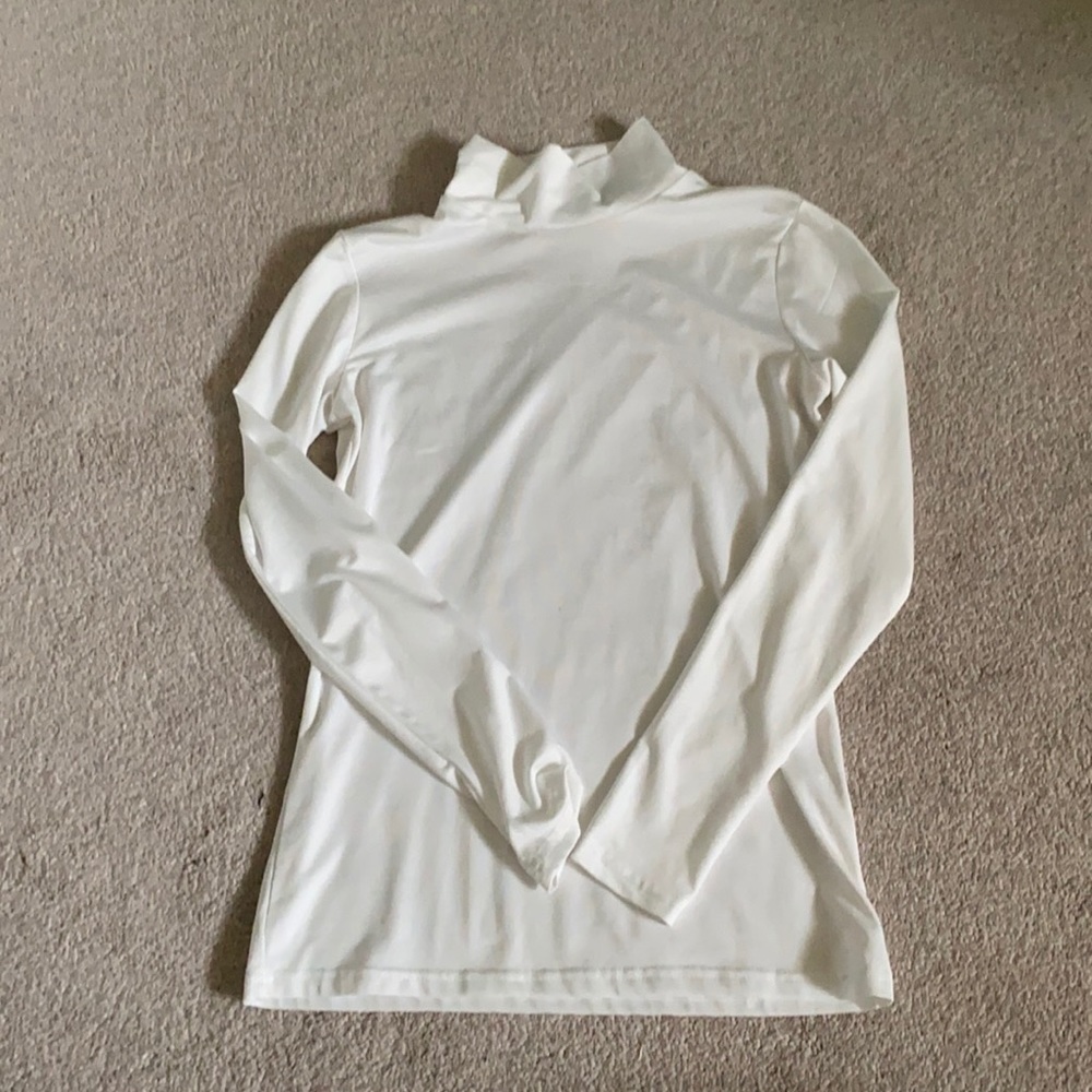 White turtleneck